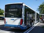 (276'091) - VBZ Zrich - Nr. 487/ZH 965'487 - eMAN am 31. Mai 2025 beim Bahnhof Zrich-Schweighof