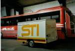 (083'308) - STI Thun - Nr. 265/BE 192'353 - Wasta Gepckanhnger (ex Nr. 165; ex TSG Blumenstein Nr. 13) am 24. Februar 2006 im Autobahnhof Adelboden