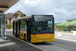 (281'020) - PostAuto Bern - Nr. 218/BE 843'218/PID 10'675 - Heuliez am 5. Oktober 2025 beim Bahnhof Biglen (281'020) - PostAuto Bern - Nr. 218/BE 843'218/PID 10'675 - Heuliez am 5. Oktober 2025 beim Bahnhof Biglen