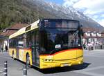 (261'715) - PostAuto Bern - BE 610'537/PID 5070 - Solaris am 25. April 2024 beim Bahnhof Interlaken Ost