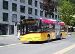 (265'961) - PostAuto Bern - BE 610'537/PID 5070 - Solaris am 19. August 2024 beim Bahnhof Interlaken Ost