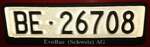 (131'655) - Nummernschild - BE 26'708 - am 18.