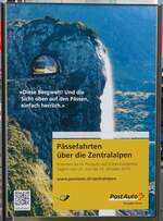 (154'444) - Plakat fr Pssefahrten ber die Zentralalpen am 24.