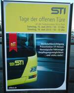 (144'831) - Plakat fr STI Tage der offenen Tre am 7.