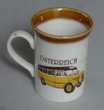 (226'829) - Aus Oesterreich: Tasse mit STERREICH-Bus 1955 am 31.