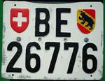 (145'527) - Nummernschild - BE 26'776 - am 30.