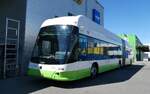 (285'941) - transN, La Chaux-de-Fonds - Nr. 165/NE 209'165 - Hess/Hess Gelenktrolleybus am 4. April 2026 in Kerzers, Interbus