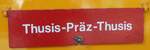 (255'928) - Routentafel - Thusis-Prz-Thusis - am 7.