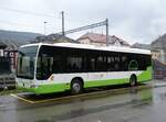 (268'413) - transN, La Chaux-de-Fonds - Nr. 333/NE 102'733 - Mercedes (ex TRN La Chaux-de-Fonds Nr. 333) am 24. Oktober 2024 beim Bahnhof Fleurier