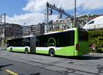 (274'299) - transN, La Chaux-de-Fonds - Nr. 265/NE 223'265 - Mercedes am 26. April 2025 beim Bahnhof Neuchtel