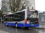 (260'881) - VZO Grningen - Nr. 45/ZH 885'745 - Mercedes am 1. April 2024 beim Bahnhof Rapperswil