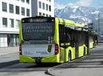 (247'768) - Aus Liechtenstein: BOS PS Anstalt, Vaduz - Nr. 550/FL 40'217 - Mercedes (ex PLA Vaduz Nr. 45/PID 10'586) am 28. Mrz 2023 beim Bahnhof Sargans