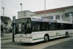 (072'130) - BOS Wil - Nr. 7/TG 65'701 - Volvo/Hess am 11. Oktober 2004 beim Bahnhof Wil