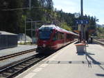 3103 der Rhtischen Bahn als S 2 Chur - Thusis in Reichenau-Tamins.