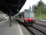 Ein RBDe 4/4 als R nach Solothurn in Moutier.