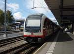 150 003-6 der Zentralbahn als IR aus Luzern in Interlaken Ost. 20.09.2017