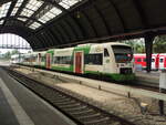 VT 316 der Erfurter Bahn als RB 21 aus Erfurt Hbf in Gera Hbf.