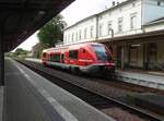 641 023 als RB 52 Erfurt Hbf - Leinefelde in Bad Langensalza.