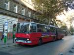 (136'274) - BKV Budapest - Nr. 217 - Ikarus Gelenktrolleybus am 3. Oktober 2011 in Budapest, M Andrssy t (Opera)