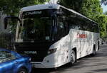 Aus Bulgarien: Kaleia, Sofia - CB 8137 MK - Scania/Higer am 13.