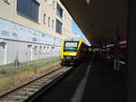 VT 205 der Hessischen Landesbahn als RB 90 aus Siegen Hbf in Limburg (Lahn). 26.04.2025